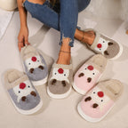 Cotton Slippers Cute Cartoon Indoor And Outdoor Warm Non-slip Comfort And Casual