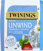 Twinings Superblends Wind Down Collection Individually Enveloped Herbal Tea Bags