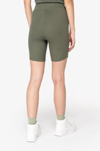 Organic Cotton Ribbed Shorts: Womens