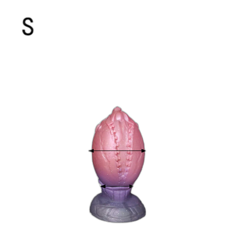 Dragon Hatch Silicone Egg Plug - Huge Anal Toy - Silicone Butt Plug - Anal Trainer