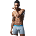 3Pcs Men's Sports Cotton Soft Solid Color Boxer Briefs