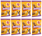 8 x Pedigree Jumbone Small Dog Chicken & Lamb 4 Chews 160Gm