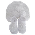 Nursery Time Baby Girls Hat And Booties Gift Set pair
