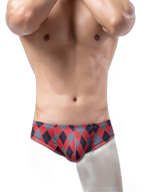 Men’s Low-Rise U-Convex Print Thong
