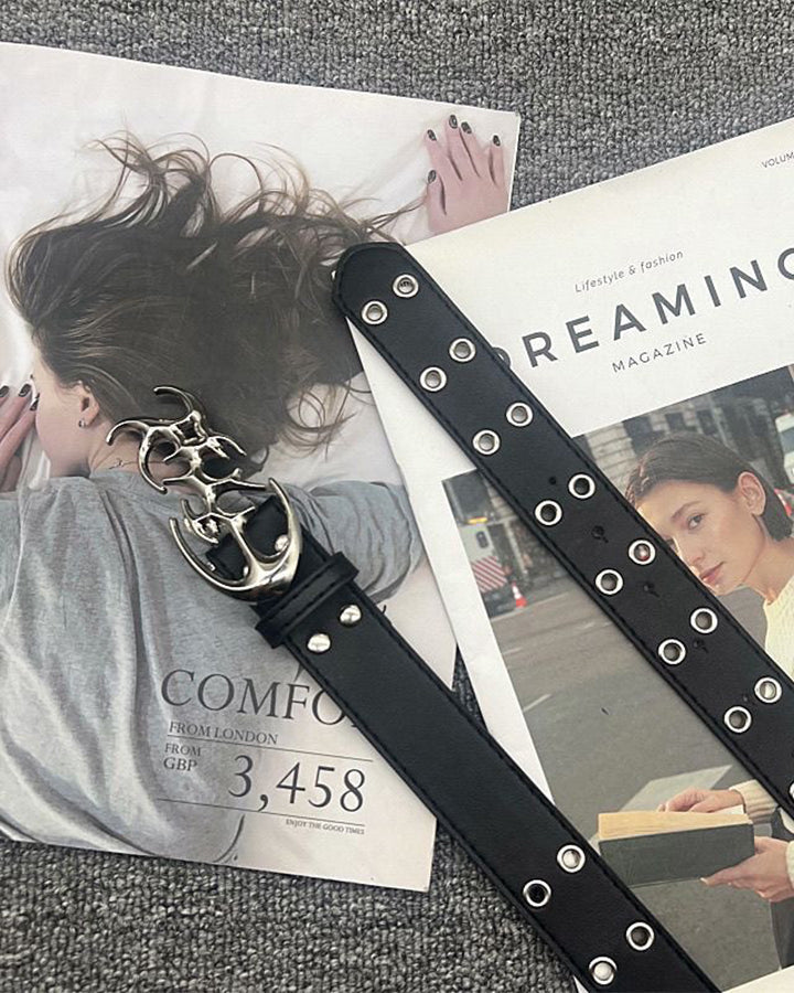 KIIKIO Punk Metal Belt