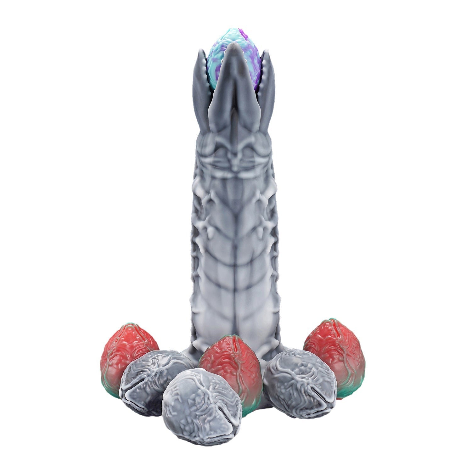 Nothosaur ZERGER - Alien Ovipositor Dildo And Eggs- Monster With Teeth