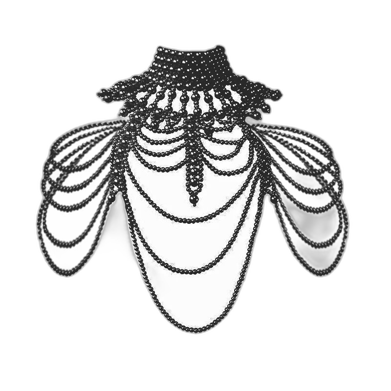Bohemian Rhapsody Pearl Harness Bikini Clubwear