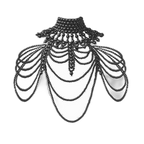 Bohemian Rhapsody Pearl Harness Bikini Clubwear
