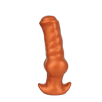 ELITE Liquid Silicone Canine Milker Plug 5.1 Inch Gold
