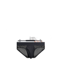 2-pack Men's Sexy Semi-transparent Ribbed Briefs