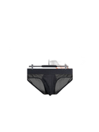 2-pack Men's Sexy Semi-transparent Ribbed Briefs