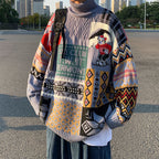 Christmas Sweater Men's And Women's Autumn And Winter High Collar