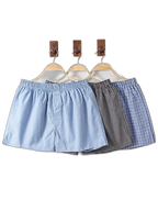 3 Pack Men's Cotton Loose Boxers