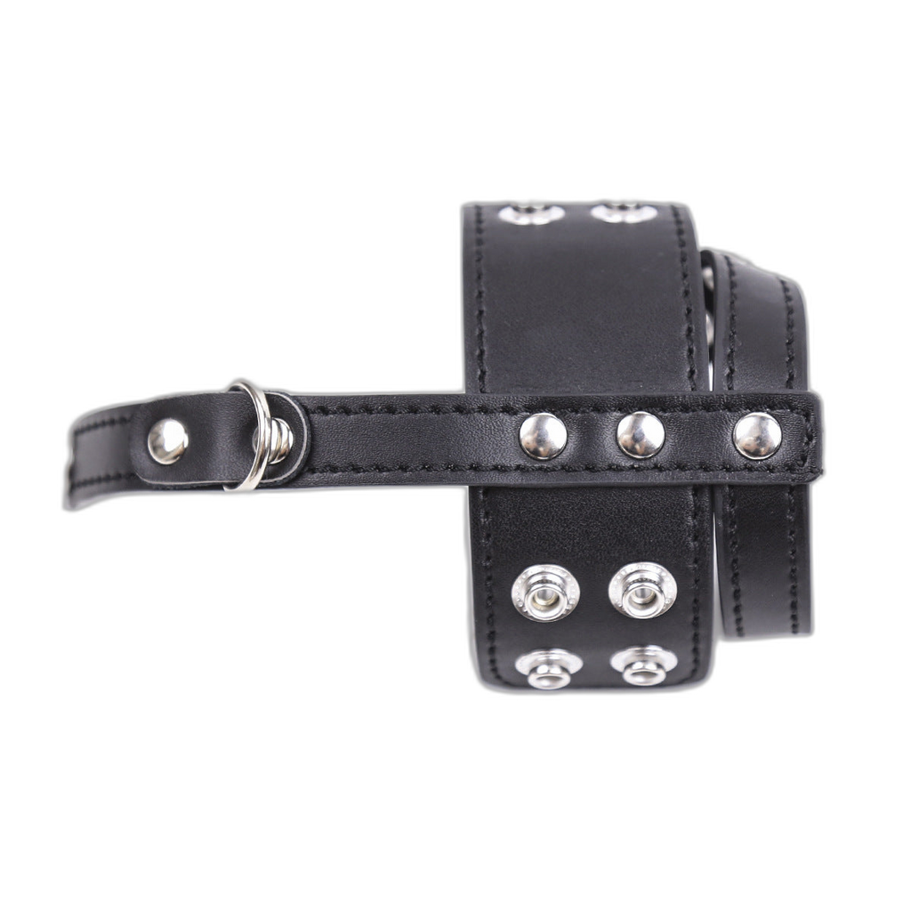 Leather Strap Chastity Cage