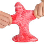 Shooter - 6-7 Inch Penis Sleeve With Harness - Knotted Cock Extender