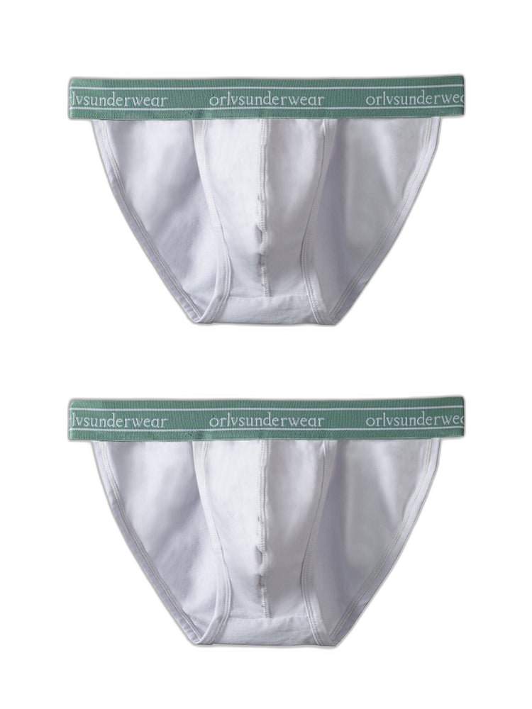 2 Pack Men's U-Pouch Gym Fitness Breathable Cotton Briefs