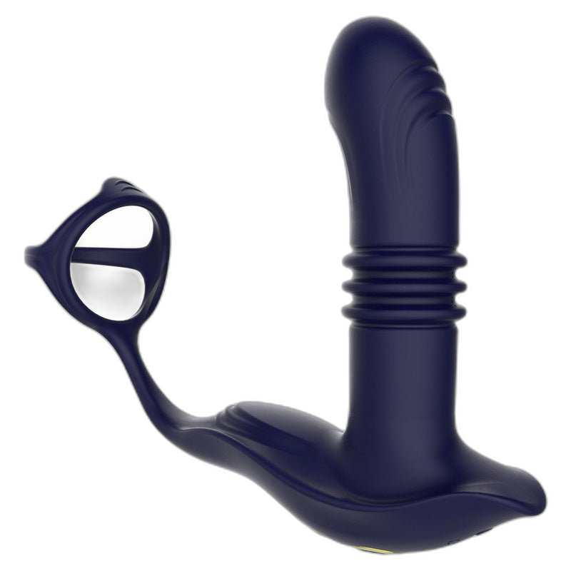 Command Cock and Ball Sling with Thrusting Butt Plug