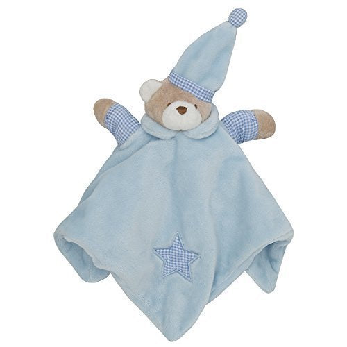 Babytown Baby Boys and Girls Quick-Drying Teddy Bear Comforter Blue