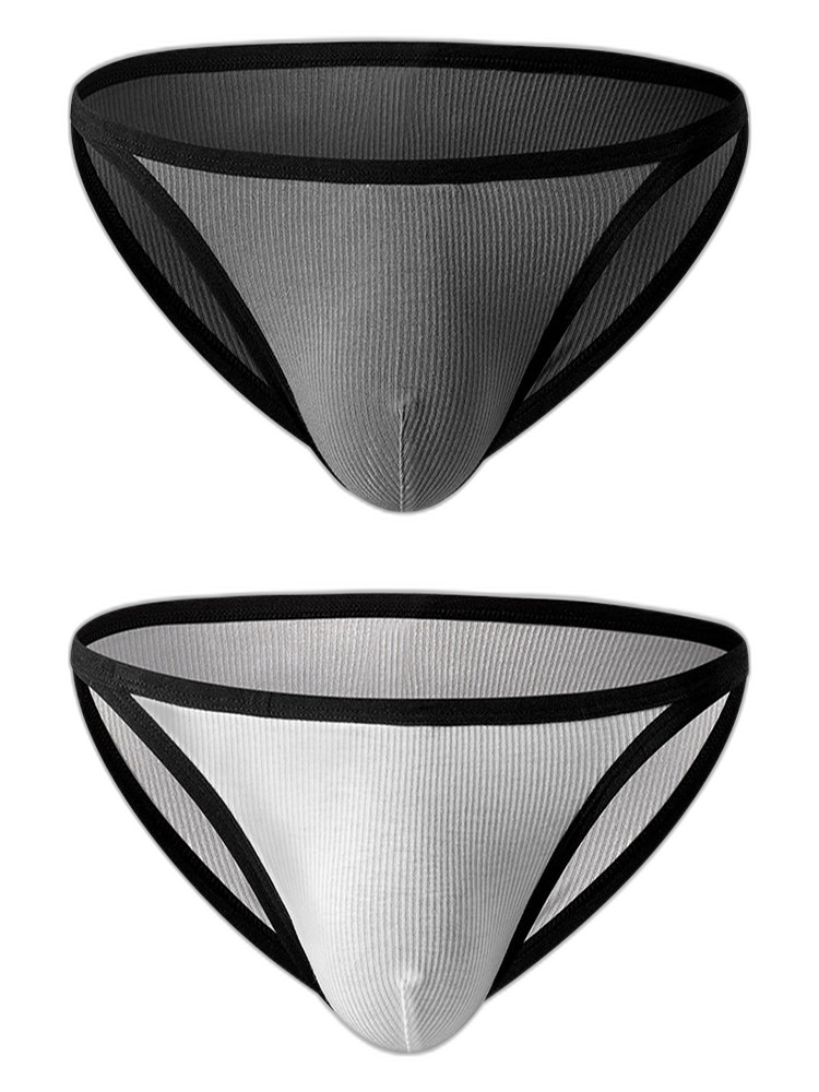 Men's Low-Rise Sexy U-Convex Thong And Briefs