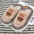 Bears Fur Slippers For Women To Keep Warm In Winter