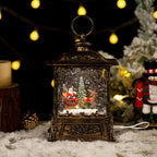Christmas Crystal Ball Music Box Decoration