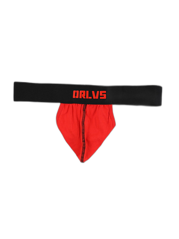 3 Pack Low-Cut Cotton Men's Thong with Enhanced Pouch
