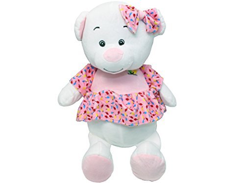 Soft Plush Toy Animal 11” Kids Baby Cuddly Stuffed Plush Teddy Bear, (Teddy Bear)