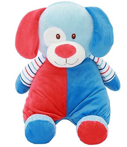 Soft Plush Toy 11” Kids Baby Cuddly Stuffed Plush Animals Giraffe, Dog, Elephant, Teddy Bear (11” Dog)