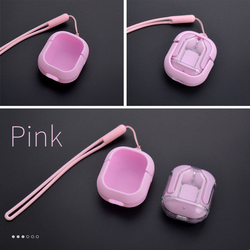 Premium Mini Transparent Wireless Earbuds - Bluetooth 5.3 ENC Noise Cancelling Headphones with Digital Display