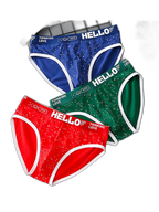 3 Pack Men's Low-Rise Cotton Briefs