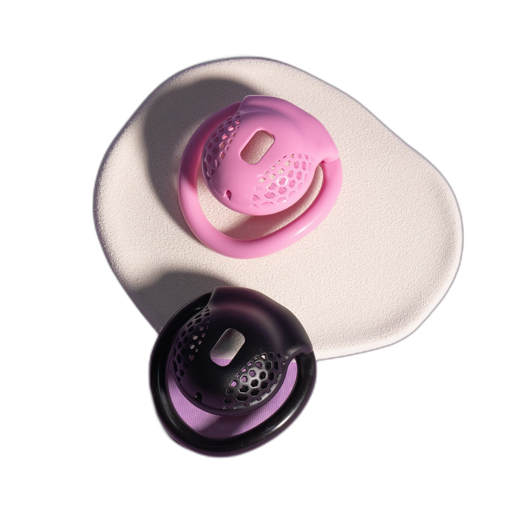 Honeycomb Mesh Nub Chastity Cage
