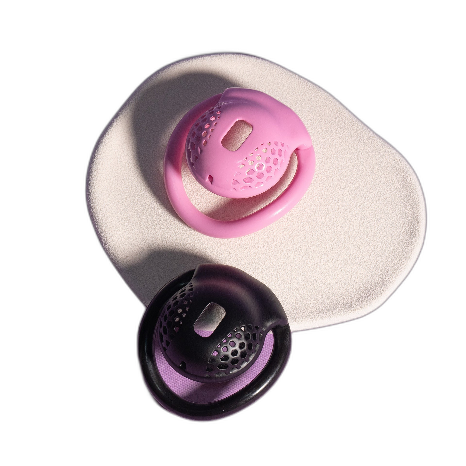 Honeycomb Mesh Nub Chastity Cage