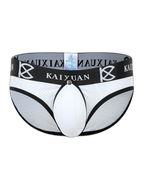 2 Pack Men's Sexy Mesh Front Opening Sponge Coaster Briefs