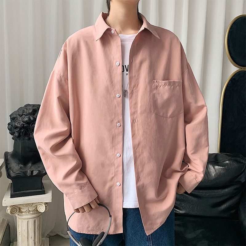 Men's Long-sleeve Shirt Korean-style Trendy Autumn