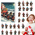 Christmas Countdown Pet Pendant Home Decoration