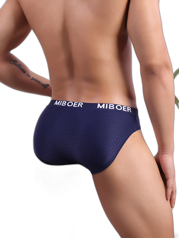 2 Pack Men's U-Pouch V-Front Low-Rise Briefs