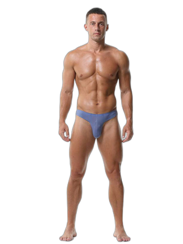 3 Pack Men's Solid Color Seamless Comfort Quick-Dry Breathable Thongs