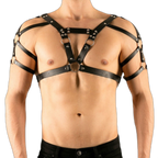 Strapped Dominance Chest Harness