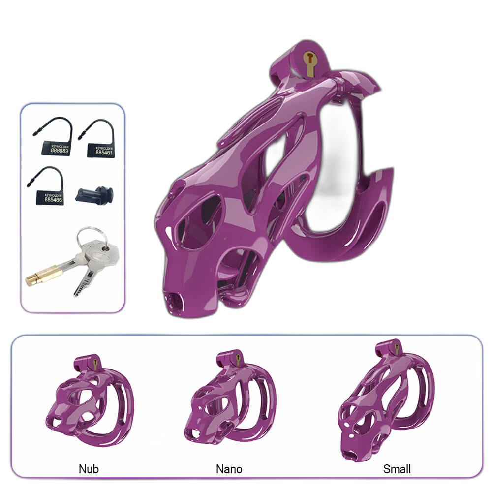 Guard Dog - Male Chastity Cage with Belt