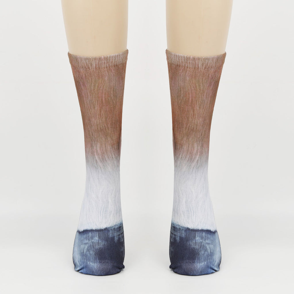 3D Animal Foot Print Socks Printed Socks