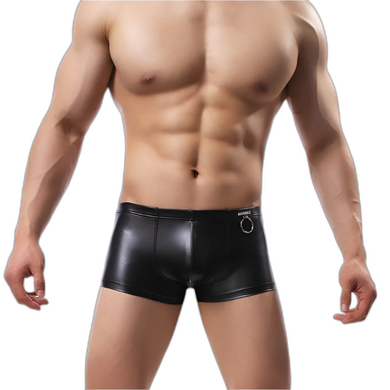 Leather Boxer Briefs