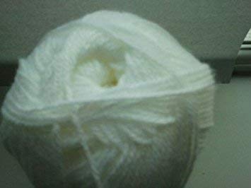 Two Balls Of 100gm WHITE PREMIER Value (King Cole) Baby Double Knitting Yarn (wool) shade 001.