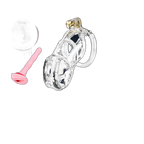 Cosmas - Male Chastity Device - Cock Cage - Chastity Cage With Catheter