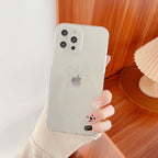 Simple Transparent Solid Color All-inclusive Mobile Phone Case