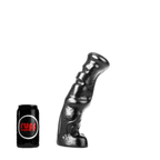 ruff GEAR Dark Knight Dildo 10.2 Inch Black