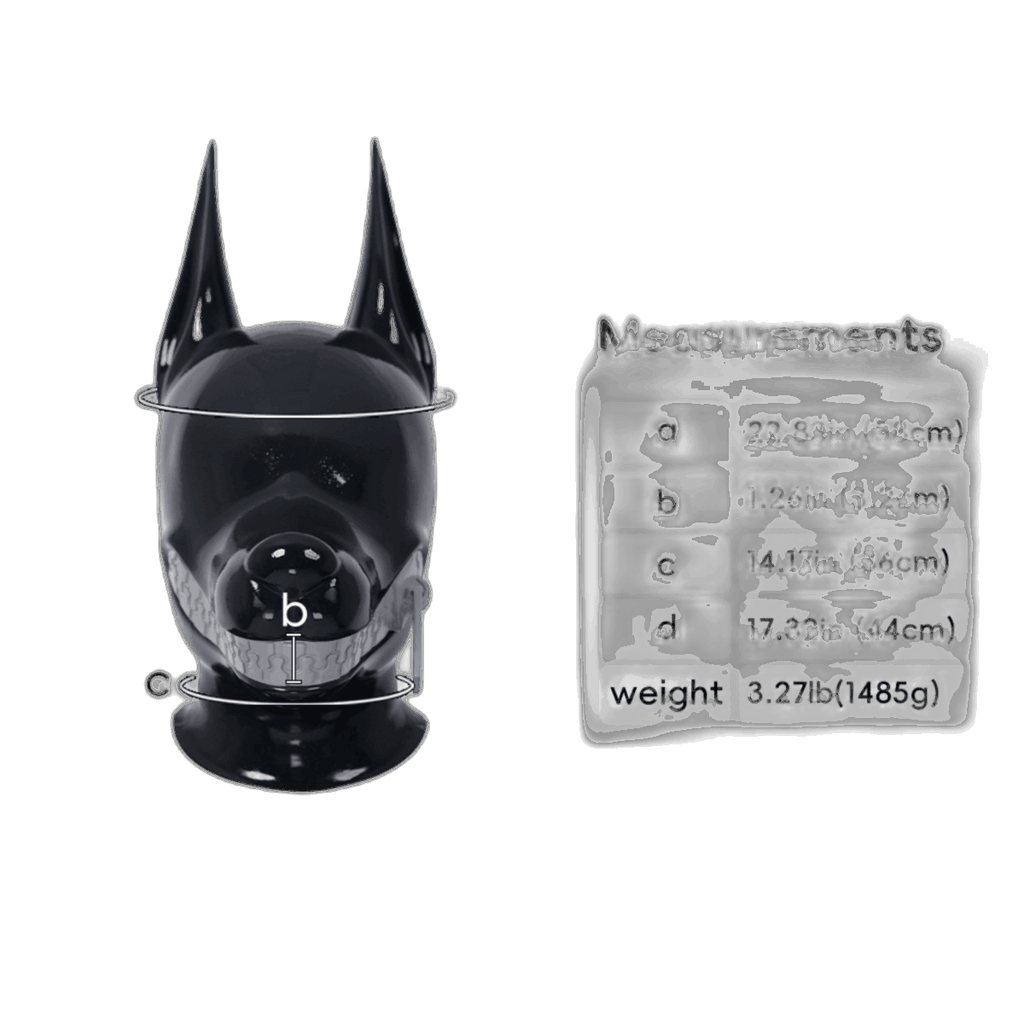 Furrjoi Zipper Dog Hood Black