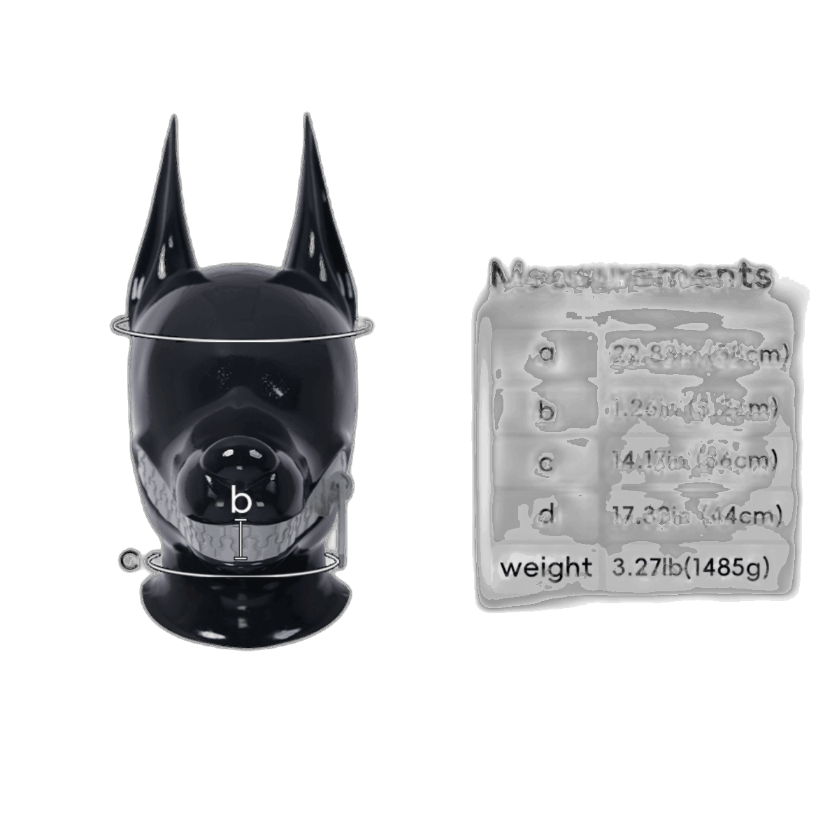 Furrjoi Zipper Dog Hood Black