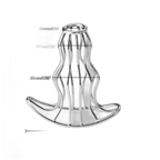 Axelrod - Steel Hollow Tunnel Anal Plug - Butt Plug Expander