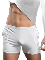 Solid Color Modal Home Boxers for Men
