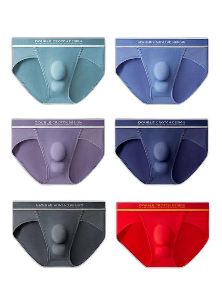Men's Double-Crotch Separation Ultra-Soft Modal Briefs